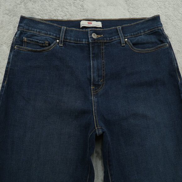 Levi's 512 Jeans Women's 14M Blue High-Rise Slimming Bootcut Denim 32" Inseam - Picture 12 of 16